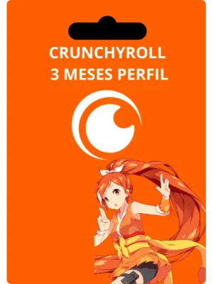 Crunchyroll perfil 3 meses – compras solo con saldo
