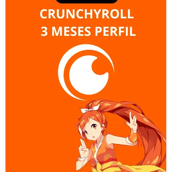 Crunchyroll perfil 3 meses – compras solo con saldo